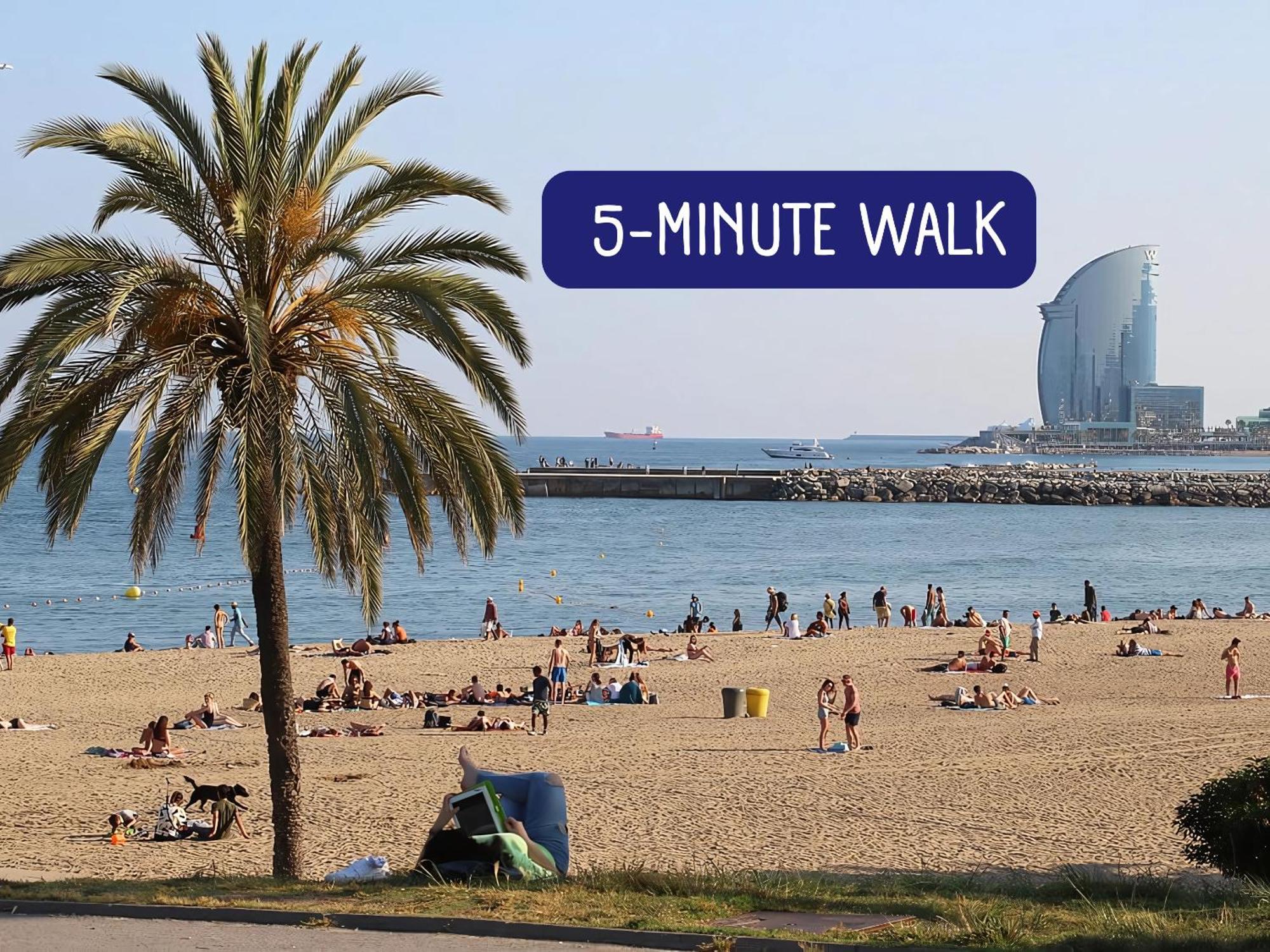 Taulat Loft L Poblenou Beach L Self Check In L Terrace Penthouse Barcelona Exterior photo