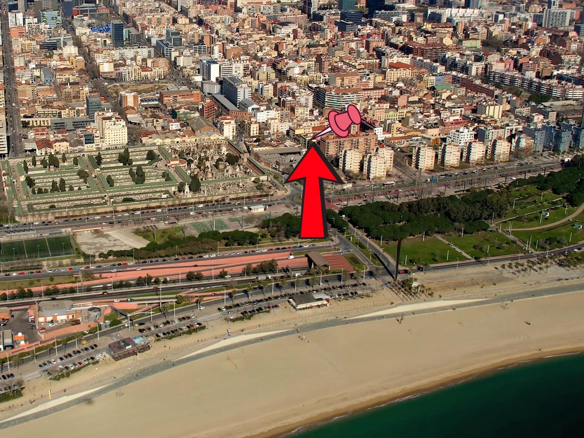 Taulat Loft L Poblenou Beach L Self Check In L Terrace Penthouse Barcelona Exterior photo